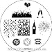 MESSY MANSION MM02 Nail Art Stamping Plate - New Year Theme