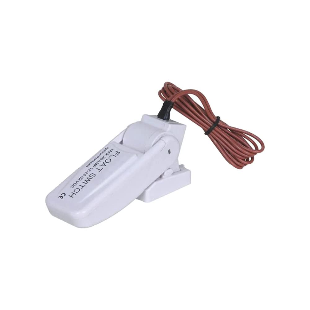 ZONADAH 20A Flow Switch for 12V 24V or 32V Bilge Water Pump Auto ON/Off Fresh or Sea Water for Caravan Camping Marine Fishing Boat Small Swimming Pool and Fountains