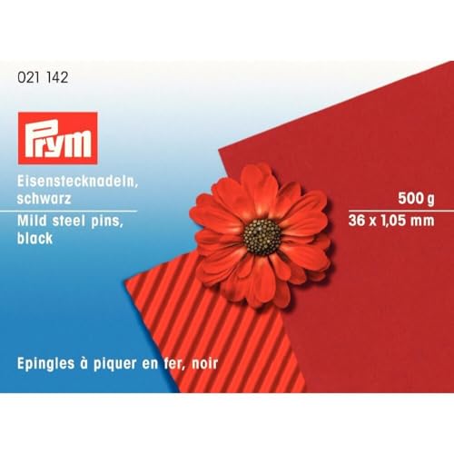 Prym - Prym Steel Black (1.05 x 36mm) Headpins - 1 Unit