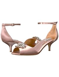 Badgley Mischka Sainte Sandalia de tacón para mujer, Rosa, 6.5
