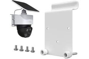 No-Drill Vinyl Siding Mount for Eufy SoloCam S340/E30/E42 & 4G LTE Cam S330 – Stainless Steel Clip, Tool-Free Installation, R