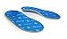 Powerstep Unisex Adult Memory Foam Insoles, Blue/Green, Men's 9-9.5 / Women's 11-11.5