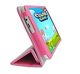 iShoppingdeals - for HP 7 G2 Tablet (Model 1311 Only) Folding Folio Cover Case, Tulip Pink