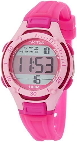 カクタス キッズ腕時計 デジタル 10気圧防水 Cac M55 正規輸入品 ピンク