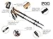 Collapsible Hiking Poles - 2 Pack Lightweight Adjustable Trekking or Walking Sticks - Compact Carbon Fiber with Natural Cork Grips, Quick Locks - for Men & Women