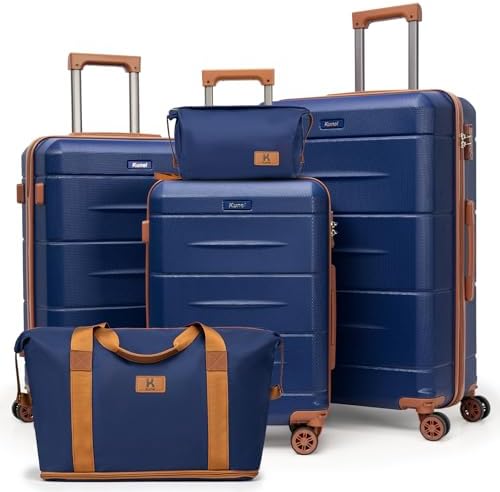 Amazon.com | GinzaTravel Luggage Sets 3 Piece,Large Suitcase with