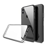 iPhone X Case, Metrans Slim Clear TPU&PU Case Bumper Cover Shock-Absorption Bumper and Anti-Scratch Clear Back Protective Clear Case for Apple iPhone X 2017 Release