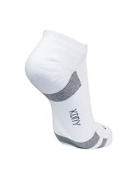 KONY - 6 pares de calcetines de algodón grueso acolchados de corte bajo para mujer