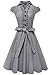 Anni Coco® Women's 1950s Cap Sleeve Swing Vintage Party Dresses Multi Colored