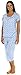 bSoft Women's Sleepwear Bamboo Short Sleeve Top and Capri Pajama Set