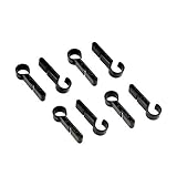 Headlamp Clips,COSOOS 8-Pack Head Lamp Hooks for Hardhat,Helmet Clamps, Easily Mount Headlamp on Narrow-Edged Helmet,Hard Hat, Safety Cap,Best Light Clips,Hard Hat Accessory