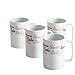 Cake Boss Serveware 4-Piece Porcelain Mug Set, 