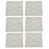 Direct store Parts DF101 (6PACK) Replacement Ceramic Radiant Flame Tamer for Bakers and Chefs, Fiesta, Grand Hall, Member's Mark, Sams & Turbo Gas Grill Models