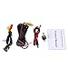 Car Parking Vehicle Backup Camera,Universal High Definition CMOS Mirror Image Waterproof Distance Scale Line