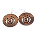African Wooden Earrings for Women EVBEA Big Statement Circle Beautiful Earrings(217,bn)