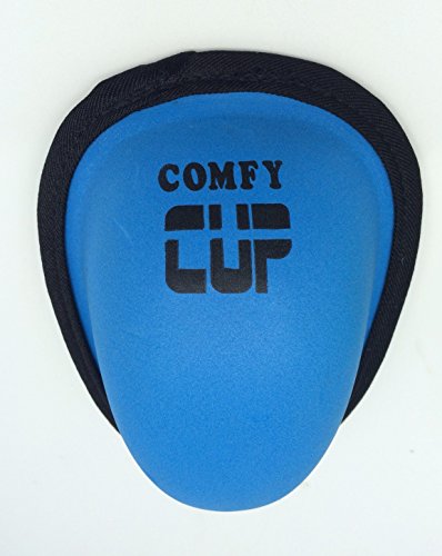 Comfy Cup | Boys Youth-Sized Soft Foam Beginners Protective Cup | Ages 7-11 (Neon Blue) | 867613000205 | Kids Athletic Cup for Baseball, Football, Hockey, Lacrosse, MMA