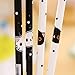 Katoot@ 8 pcs/Lot Cute kitties black ink gel pen Lucky cat Kawaii stationery zakka Office material escolar school supplies (Black white)