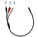 xmartO [2-Pack] High Sensitive Audio Pickup Microphone for CCTV Security Cameras, 2PCS