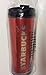 Starbucks Red Travel Cup Tumbler 16 oz 2015 Mug Hot or Cold Drinks Screw Lid NEW