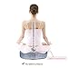 Houseasy Memory Foam Office Chair & Car Seat Cushion for Back Pain and Sciatica Relief, Gray