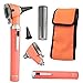 Otoscope - Compact Pocket Size Fiber ENT Optic Otoscope Orange Color by ZZZRT traders