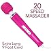 Massage Wand 20 Speed Body Massager for Sore Muscles Therapeutic Handheld Device