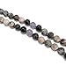 108 Mala Bead Necklace - 8mm - * Pink Zebra Jasper * Labradorite * Lavender Jade * Stones - Amethyst Guru Bead - Sari Silk Tassel - Meditation, Mindfulness, Yoga - Mala to Reduce Stress and Anxiety