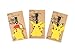 Set of 3 - Super Cute Kawaii Cartoon Silicone Travel Luggage ID Tag for Bags (Pikachu)