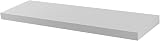 Harbour Housewares 80cm White Floating Shelf with Hidden Bracket System