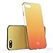 iPhone 7 Orange Case/iPhone 8 Orange Case, technext020 Cute Slim iPhone 7/iPhone 8 Bumper Rubber Soft Flexible Silicone Color Gradient Cover for iPhone 7/iPhone 8 Orange