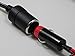 Car Battery Clipon Cigarette Lighter Socket Adaptor 12v