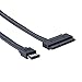 CableCreation 50CM Power Esata (eSATAp) to Sata 22Pin HDD (7Pin + 15Pin) Cable, Comb eSATA USB 2.0(Not Common USB) Power Data Cable Adapter for 2.5