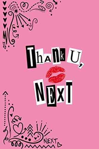 Thank U, Next: Ariana Grande Lyric Notebook Journal 100 Page College Ruled.