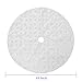XAMSHOR Sequin Christmas Tree Skirt Soft Plush Mat White Faux Fur Holiday Party Decorations 48 Inch