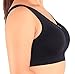 Sheqi Women's Front Zipper Closure Sports Bra Wireless Workout Gym Bras with Breathable Pads