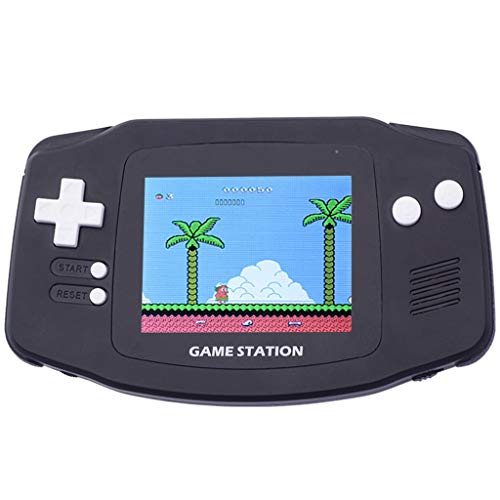 yuemizi Retro Mini Handheld Video Game Console Gameboy Built-in 400 Classic Games (Black)