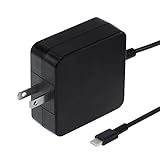 45W Type C Laptop PD Charger, USB C Power Supply Compatible with ASUS Chromebook Flip C302 C302C C302CA C302CA-DHM4 12.5-inch Touchscreen Chromebook, Portable AC Power Supply Adapter Cord(Black)
