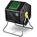Miracle-Gro Single Chamber Outdoor Garden Compost Bin - Large Volume, Compact Design 27.7 Gallon (105 Liter) Capacity - Heavy Duty, Easy to Assemble Tumbling Composter