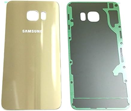 New OEM Battery Back Cover Glass Panel with Adhesive Preinstalled For Samsung Galaxy S6 Edge+ Plus G928 G928A G928P G928T G928V G928R ~ GOLD + Screen Protector ~ USA