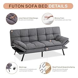 Opoiar, Modern Convertible, Sleeper Couch,Memory