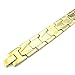 KONOV Mens Stainless Steel Bracelet, Classic Link Wrist, Gold