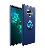 HYAIZLZ Kickstand Galaxy Note 9 Case Soft TPU Hidden Kickstand Note 9 Back Case Cover with Car Magnet Function for Samsung Galaxy Note 9,Color Blue Ring