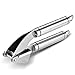 Besiva Professional Garlic Press,Premium Quality 18/8 Stainless Steel,Easy to Clean & Dishwasher Safe,Perfect for Mincing,Crushing