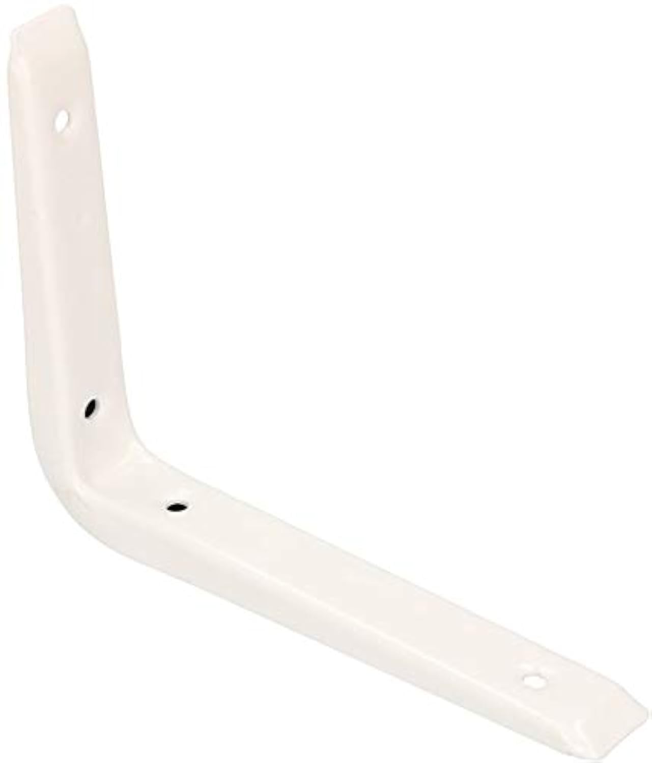 KOTARBAU® Sheet Steel Bracket, 120 x 150 mm, Colour: White/Silver/Black/Brown, Shelf Bracket, Shelf Bracket, Shelf Bracket, Wall Bracket (White)