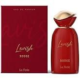 Khadlaj La Fede Lavish Rouge Eau De Parfum Spray for Women, 3.4 Ounce