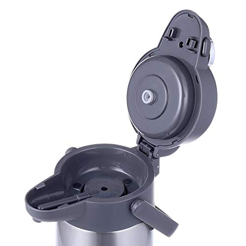 GiNT Coffee Airpot Thermal Carafe Dispenser with Pump, Stainless Steel