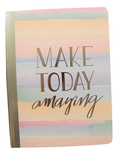 Carolina Pad Studio C College Ruled Foil Cover Composition Book ~ Silver Lining (Make Today Amazing; 7.5