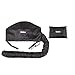 Bonnet Hood Hair Dryer Attachment Soft Adjustable Bonnet Hooded hair dryer Attachment for Natural Curly Textured Hair Care Mask Cap for Drying Styling Curling Deep Conditioning (Black)