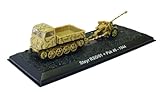 Steyr RSO/01 + PAK 40 -1944 diecast 1:72 crawling tractor with anti-tank gun model (Amercom BG-8)