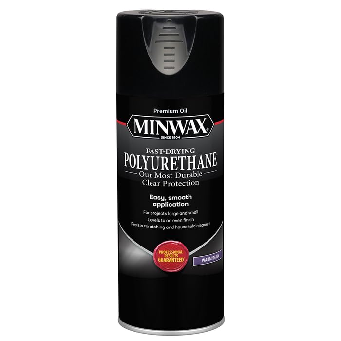 60 Pack of 11.5 oz Minwax 33060 Clear Fast-Drying Oil-Based Polyurethane, Warm Satin Image